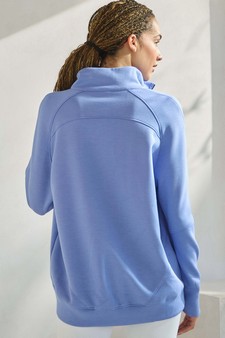 Women's Ultra Soft Funnel Neck Full Zip Jacket style 2