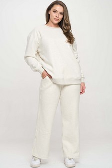 ETA 11/29/24 - Women's Cozy Fleece Oversized Jogger Set style 4