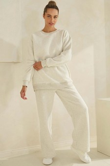 ETA 11/29/24 - Women's Cozy Fleece Oversized Jogger Set style 5