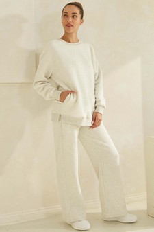 Women's Cozy Fleece Oversized Sweatshirt style 5