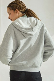 ETA 11/25/24 - Women's Cozy Fleece Front Zip Hoodie style 2