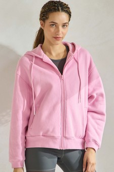 ETA 11/25/24 - Women's Cozy Fleece Front Zip Hoodie