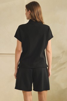 So Chic Sofie Soft Top and Short Set (XL only) style 2