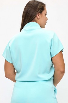ETA 06/03/25 - Women's So Chic Sofie Soft Half Zipper Top style 2