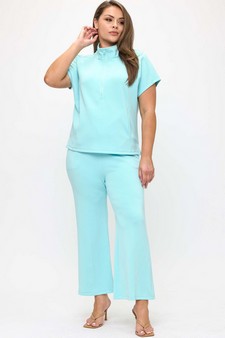 ETA 06/03/25 - Women's So Chic Sofie Soft Half Zipper Top style 5
