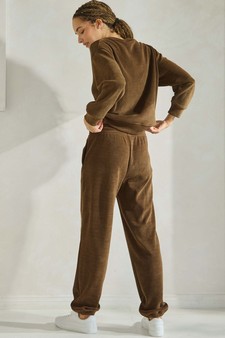 ETA 01/09/25 - Women's Corduroy V Neck Top and Jogger Set style 2