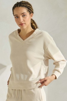 eta 01/09/25 - Women's V Neck Corduroy Long Sleeve Top style 3