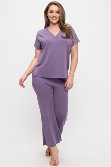 Women's Thin Modal Scuba Set style 5