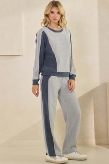 Women's Relaxed Colorblock Corduroy Pullover style 5