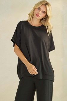 ETA 06/03/25 - Women's Effortlessly Relaxed Fit UltraSoft Top and Cropped Pants Set style 4