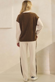 ETA 09/11/25 -  Women's Relaxed Fit Colorblock Corduroy Set style 2