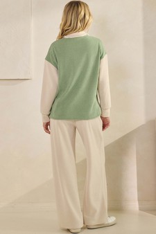 ETA 10/04/25 -  Women's Relaxed Fit Colorblock Corduroy Set style 2