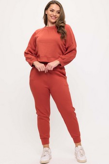 Women’s Solid Crewneck UltraComfy Short Top (XL only) style 5