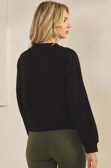 Women’s Solid Crewneck UltraComfy Short Top style 2