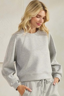 ETA 08/01/25 - Women’s Solid Crewneck UltraComfy Short Top style 3