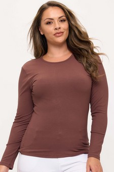 Women's Pure Comfort Ribbed Long Sleeve Top style 4