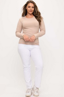 Women's Pure Comfort Ribbed Long Sleeve Top style 5