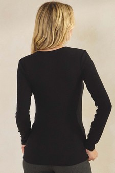 ETA 07/03/25 - Women's Pure Comfort Ribbed Long Sleeve Top style 2