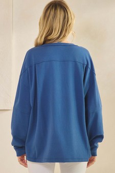 ETA 08/21/25 - Women's Textured Cotton Relaxed Fit Top style 2