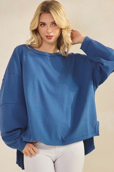 ETA 08/21/25 - Women's Textured Cotton Relaxed Fit Top style 4