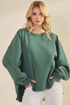ETA 08/21/25 - Women's Textured Cotton Relaxed Fit Top style 4