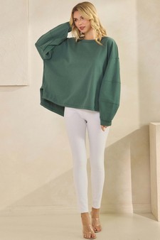 ETA 08/21/25 - Women's Textured Cotton Relaxed Fit Top style 5