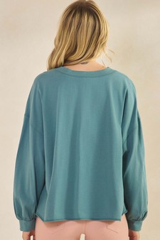 Women's Cotton Relax Fit Top style 2