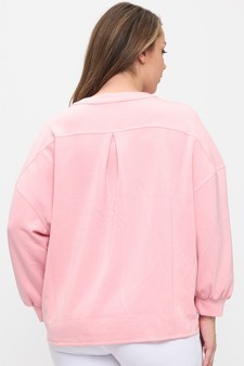 Women's Soft Modal Henley Long Sleeve Top style 2