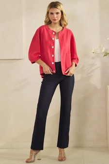 Soft Cotton Modal Front Button Pocket Cardigan style 5