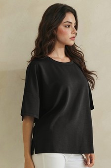 ETA 05/16/26 The Everyday Thin Modal Scuba Short Sleeve Top style 3