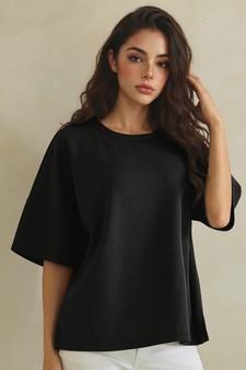 ETA 05/16/26 The Everyday Thin Modal Scuba Short Sleeve Top style 4