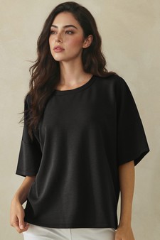 ETA 05/16/26 The Everyday Thin Modal Scuba Short Sleeve Top