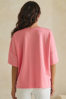 ETA 04/24/26 The Everyday Thin Modal Scuba Short Sleeve Top style 2