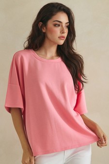 ETA 04/24/26 The Everyday Thin Modal Scuba Short Sleeve Top