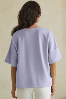 ETA 04/24/26 The Everyday Thin Modal Scuba Short Sleeve Top style 2