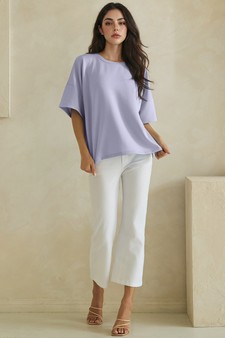 ETA 04/24/26 The Everyday Thin Modal Scuba Short Sleeve Top style 5