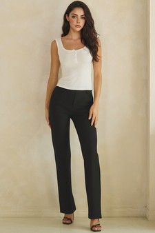 ETA 06/04/26 - Ribbed Scoop Neck Button Front Tank Top style 5