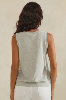 ETA 04/09/26 - LuxeAir Ribbed Relaxed V-Neck Tank Top style 2