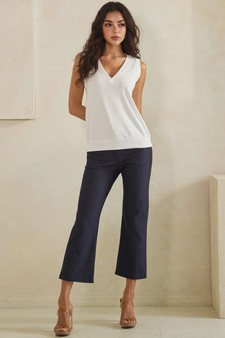 ETA 04/09/26 - LuxeAir Ribbed Relaxed V-Neck Tank Top style 5