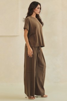 ETA 05/28/26 - Relaxed Soft Stretch Top and Wide-Leg Pant Set style 3