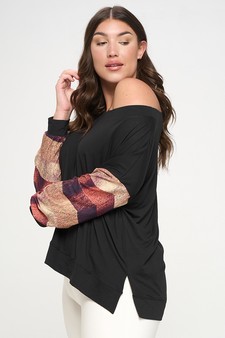 Women’s Off Shoulder Long Sleeve Top style 2