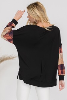 Women’s Off Shoulder Long Sleeve Top style 3