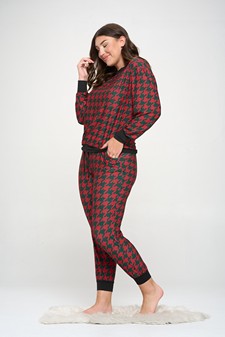 Women’s Christmas Holiday Hues Loungewear Set style 2