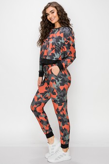 Women’s Trendy Printed Loungewear Set style 2