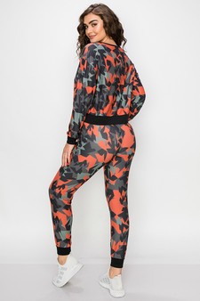 Women’s Trendy Printed Loungewear Set style 3