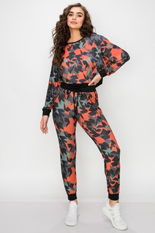 Women’s Trendy Printed Loungewear Set style 5