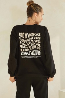 God Is With Us Ultra Comfy Jogger Set style 3