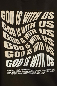 God Is With Us Ultra Comfy Jogger Set style 5