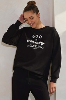 God Is Amazing Ultra Comfy Jogger Set style 3