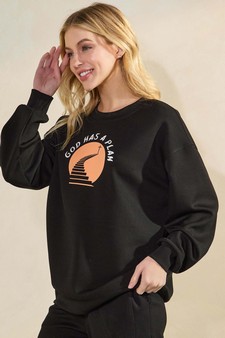 Women's Jesus Saves Ultra Comfy Pullover Sweatshirt (Open Pack) style 3